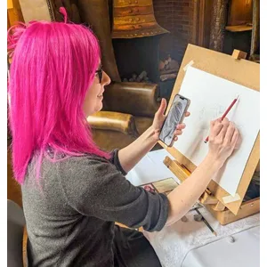 Elizabeth, wedding artist on The Wedding Painters