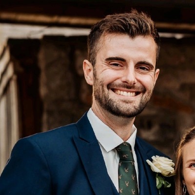 Huw Davies Cooke, co-founder of The Wedding Painters