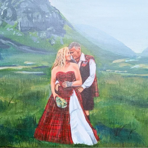 Live Wedding Painting & Interactive Guest Entertainment  - Image 1