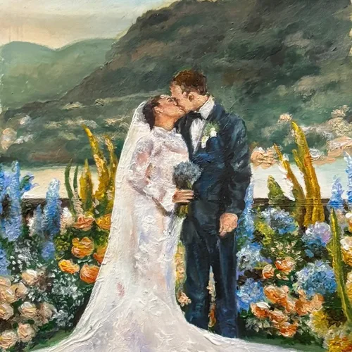 Live Wedding Paintings by Mary - Image 1