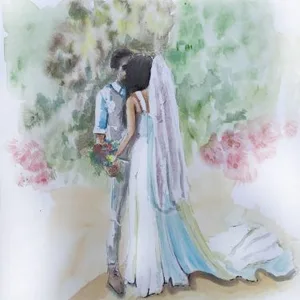 Magical Wedding Painting By Abigail - Thumbnail 4