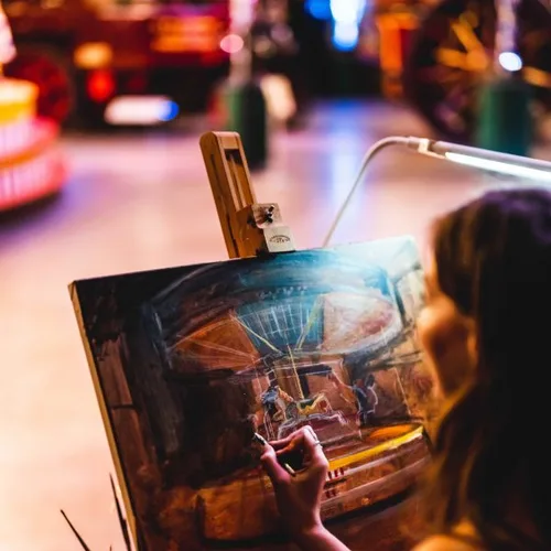 Brushed with Love: Live Wedding Painting by Devin - Thumbnail 7