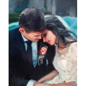 Classically-Trained Oil Wedding Painting by Lauren - Thumbnail 6