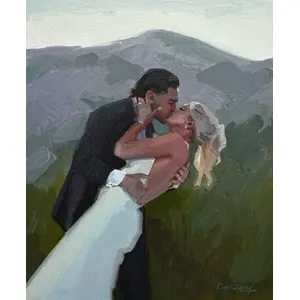 Classically-Trained Oil Wedding Painting by Lauren - Thumbnail 2