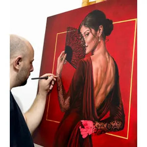 Live Wedding Paintings by Royal Society Artist Dorian RMS - Thumbnail 6