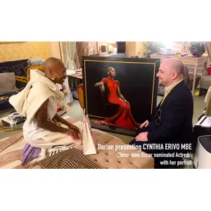 Live Wedding Paintings by Royal Society Artist Dorian RMS - Thumbnail 3