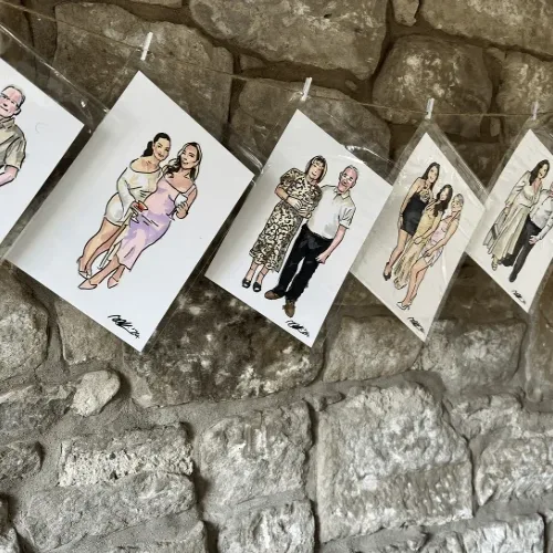 Forever Captured: Personalised Live Guest Illustrations - Thumbnail 2