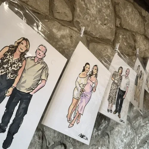 Forever Captured: Personalised Live Guest Illustrations - Thumbnail 3