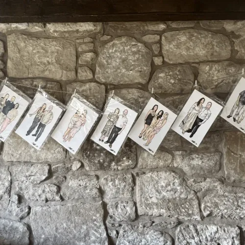 Forever Captured: Personalised Live Guest Illustrations - Thumbnail 4