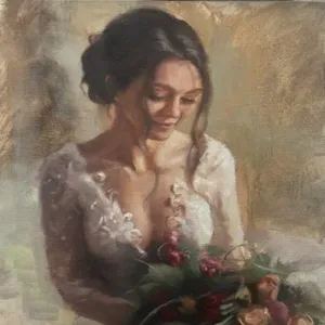 Capturing Love: Timeless Live Oil Portraits and Wedding Scenes - Thumbnail 3
