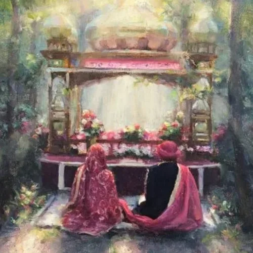 Capturing Love: Timeless Live Oil Portraits and Wedding Scenes - Thumbnail 6