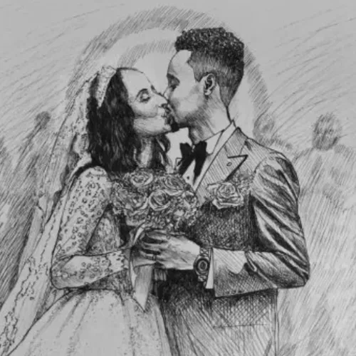 Memories by Maisy: Live Wedding Painting - Thumbnail 9
