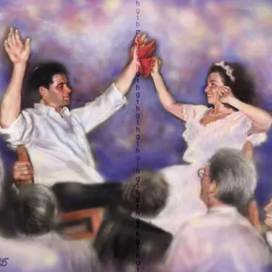 Live Digital Wedding Painting By Hannah - Thumbnail 3