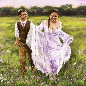 Live Digital Wedding Painting By Hannah - Thumbnail 4