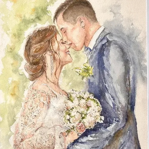 Live Wedding Painting by Patrick - Thumbnail 4