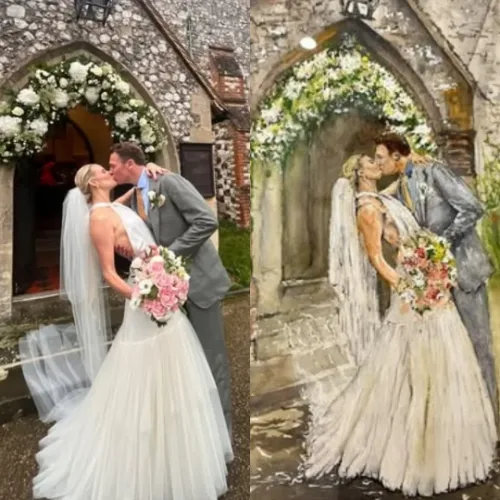 Live Wedding Painting by Patrick - Image 1