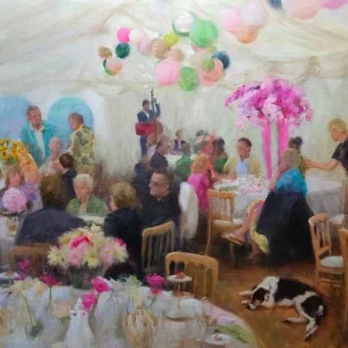 Capturing Love: Timeless Live Oil Portraits and Wedding Scenes - Thumbnail 19