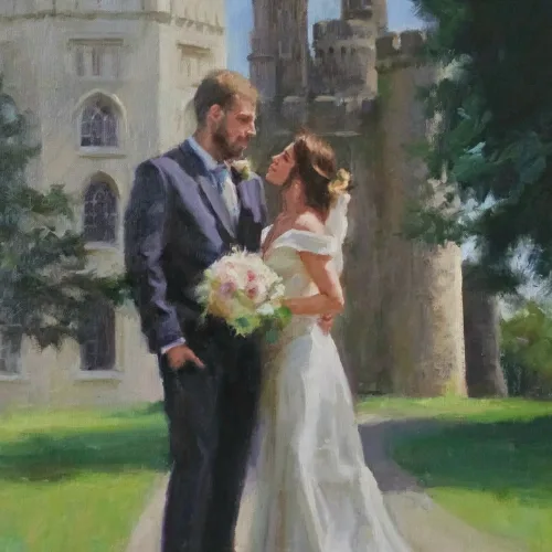 Capturing Love: Timeless Live Oil Portraits and Wedding Scenes - Thumbnail 25