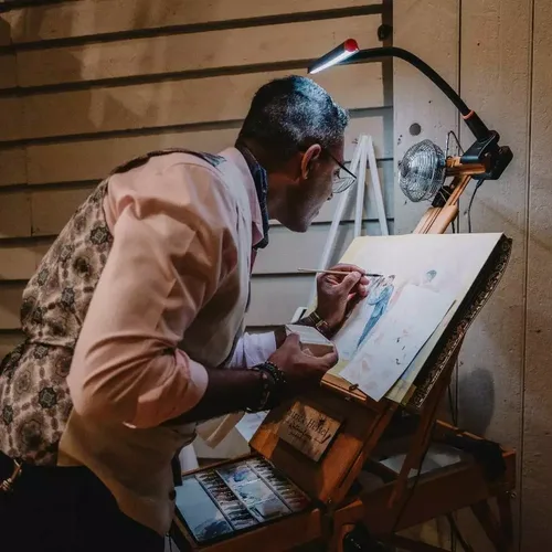  Live Wedding Guest Painting by Patrick  - Thumbnail 8