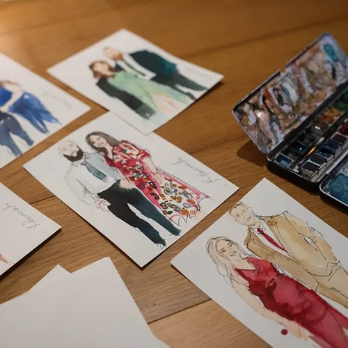 Elegant Live Guest Sketching by Krystyna - Thumbnail 11
