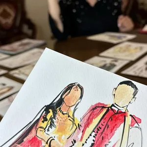 Elegant Live Guest Sketching by Krystyna - Thumbnail 4