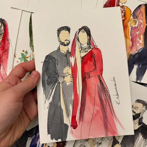 Elegant Live Guest Sketching by Krystyna - Thumbnail 14