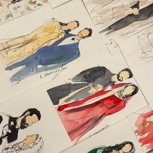 Elegant Live Guest Sketching by Krystyna - Thumbnail 8