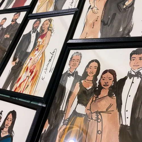 Elegant Live Guest Sketching by Krystyna - Thumbnail 9