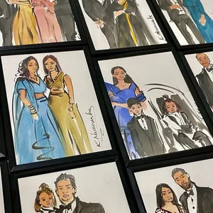 Elegant Live Guest Sketching by Krystyna - Thumbnail 3