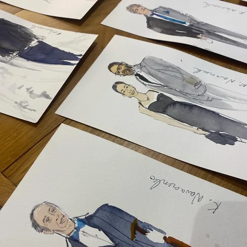 Elegant Live Guest Sketching by Krystyna - Thumbnail 13