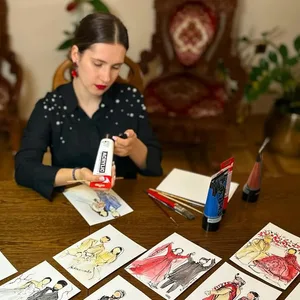 Elegant Live Guest Sketching by Krystyna - Thumbnail 7