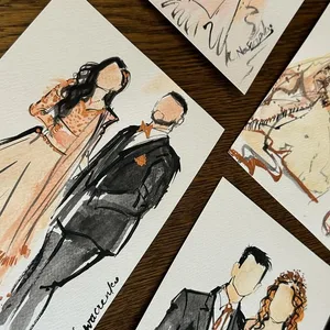 Elegant Live Guest Sketching by Krystyna - Thumbnail 2
