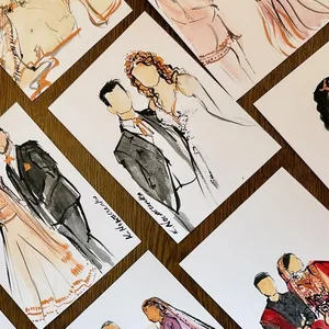 Elegant Live Guest Sketching by Krystyna - Thumbnail 6