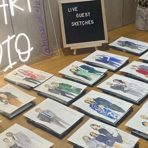Elegant Live Guest Sketching by Krystyna - Thumbnail 5