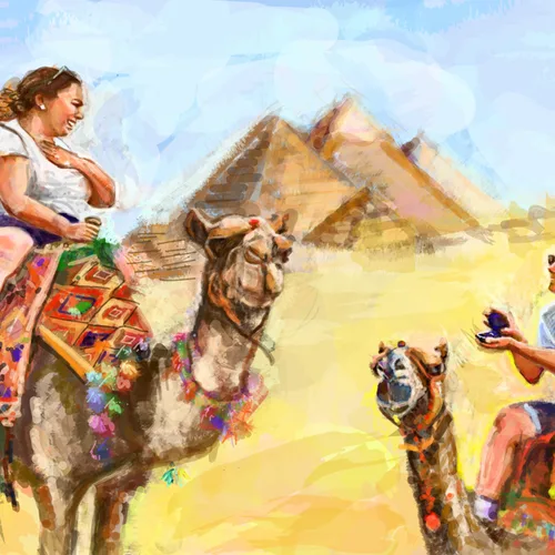 Live Wedding Painting By Hannah - Thumbnail 6