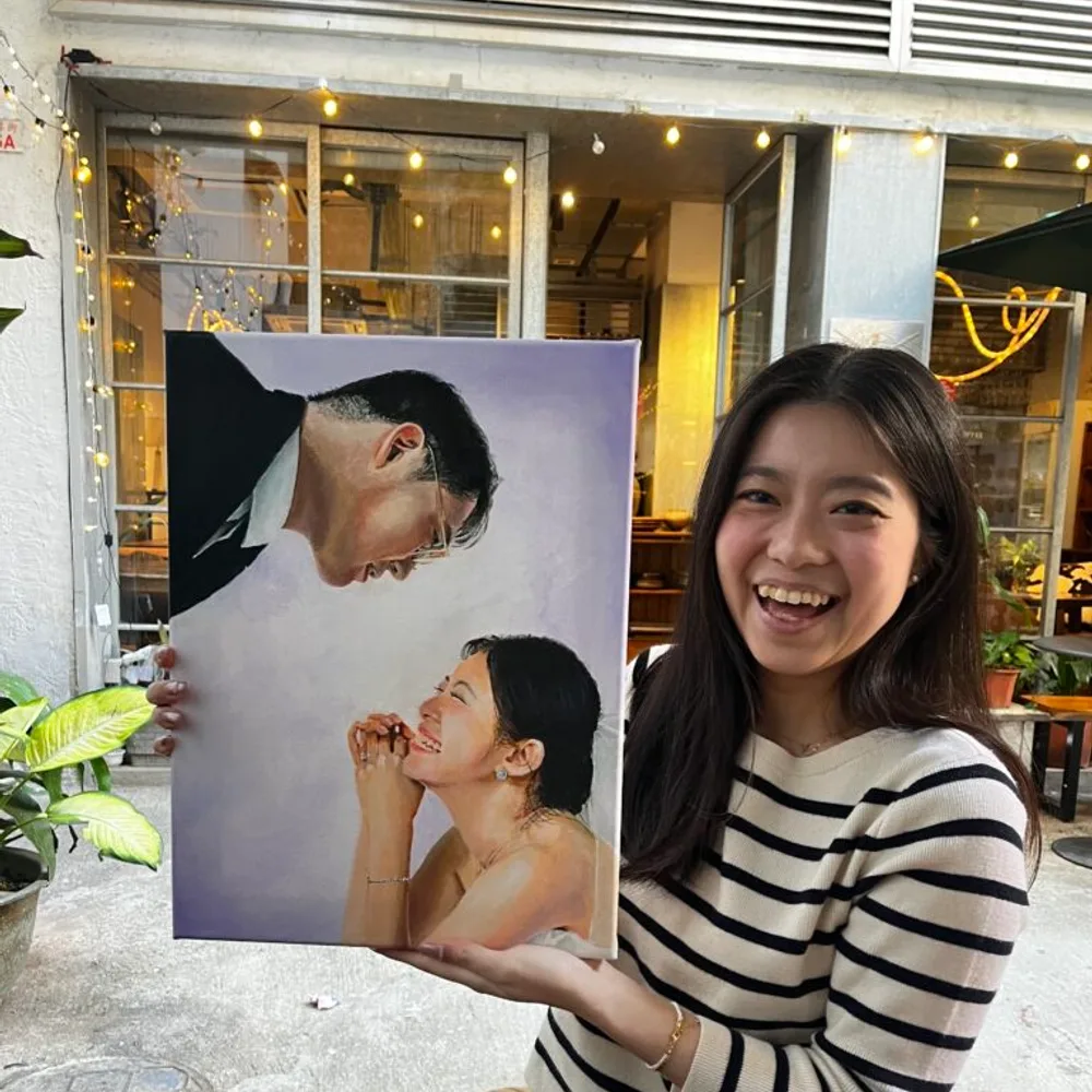 Maisy’s Moments: Personalised Wedding Painting Commission - Image 1