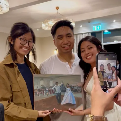 Live Wedding Painting by Maisy - Thumbnail 3