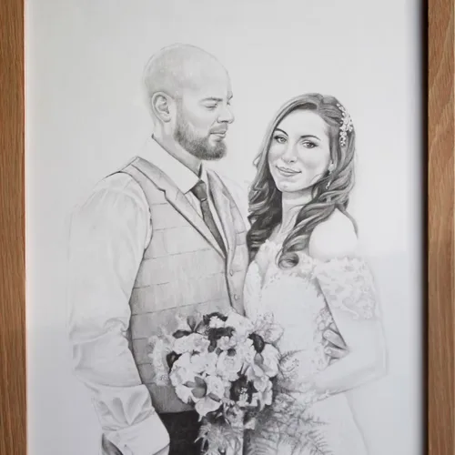 Brushed with Love: Live Wedding Painting by Devin - Thumbnail 18