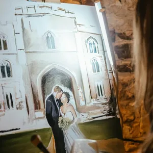 Brushed with Love: Live Wedding Painting by Devin - Thumbnail 3
