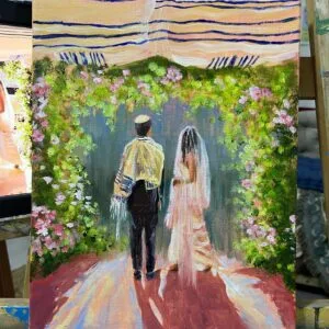 Magical Wedding Painting By Abigail - Thumbnail 3