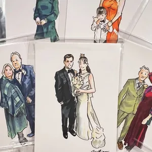 Forever Captured: Personalised Live Guest Illustrations - Thumbnail 2