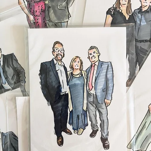 Forever Captured: Personalised Live Guest Illustrations - Thumbnail 8