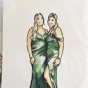 Forever Captured: Personalised Live Guest Illustrations - Thumbnail 4