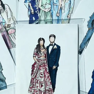 Forever Captured: Personalised Live Guest Illustrations - Thumbnail 1