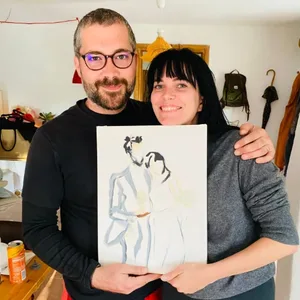 Wedding commissions in unique minimalist style - Thumbnail 2