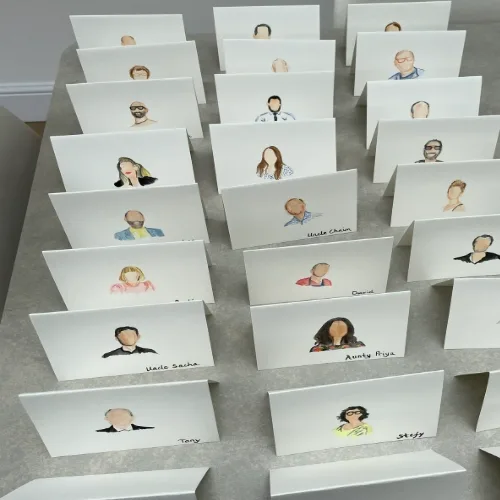 Elise’s Live Watercolour Guest Portraits – Minimalist & Expressive - Image 1