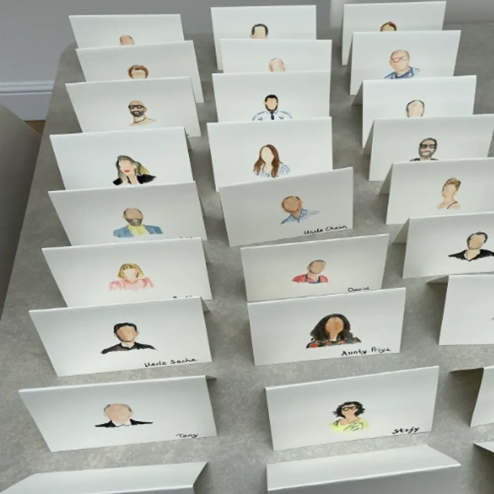 Elise’s Live Watercolour Guest Portraits – Minimalist & Expressive - Image 1