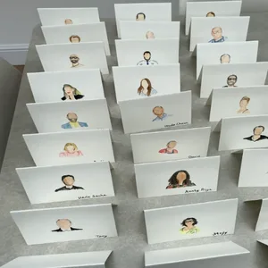 Elise’s Live Watercolour Guest Portraits – Minimalist & Expressive - Thumbnail 1