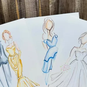 Elegant Live Guest Portraits (Watercolour) by Lola - Thumbnail 3