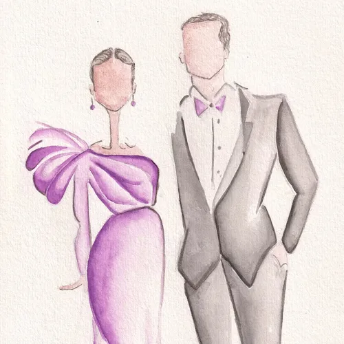 Elegant Live Guest Portraits (Watercolour) by Lola - Thumbnail 14